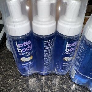 Lotta Body Wrap Me Foaming Mousse 7oz With Coconut & Shea Oils 3 pack